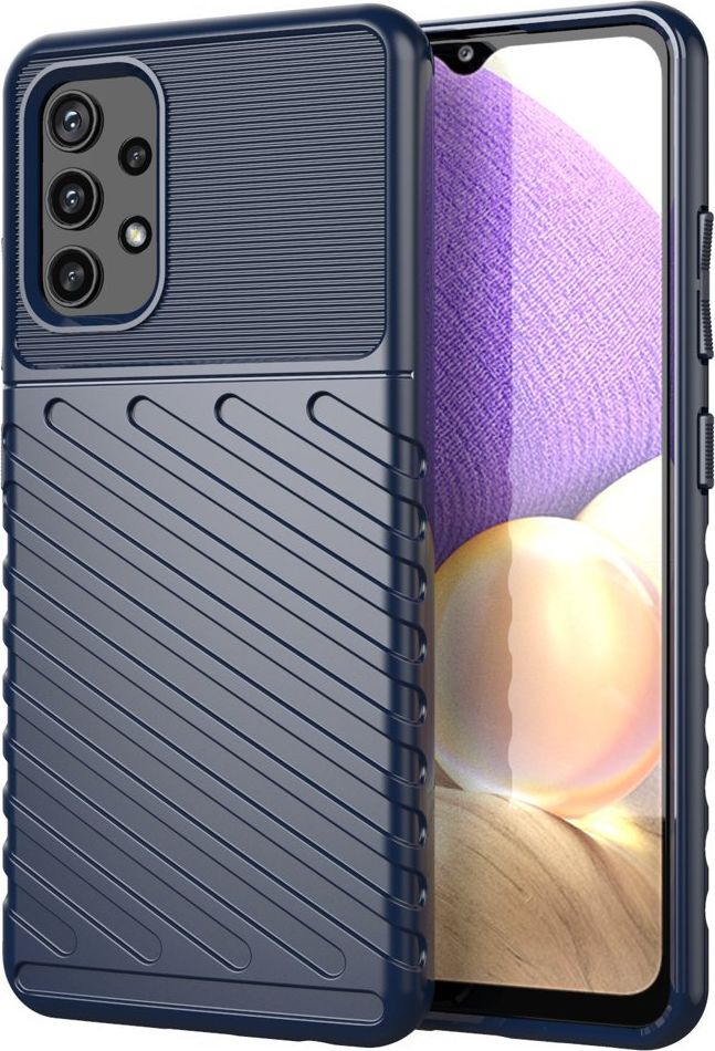 Ohybné pancierové puzdro Hurtel Thunder Case pre Samsung Galaxy A72 4G modré