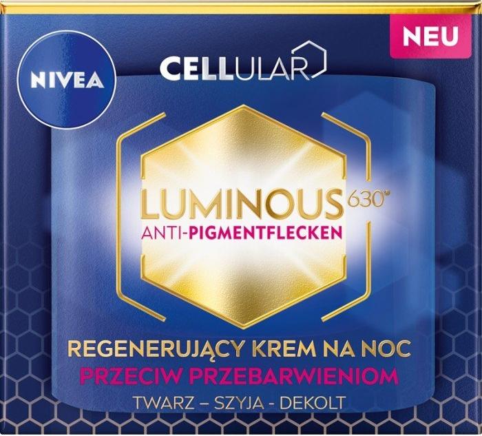 Nivea NIVEA_Cellular Luminous 630 Anti-Spot regeneračný nočný krém proti škvrnám 50ml