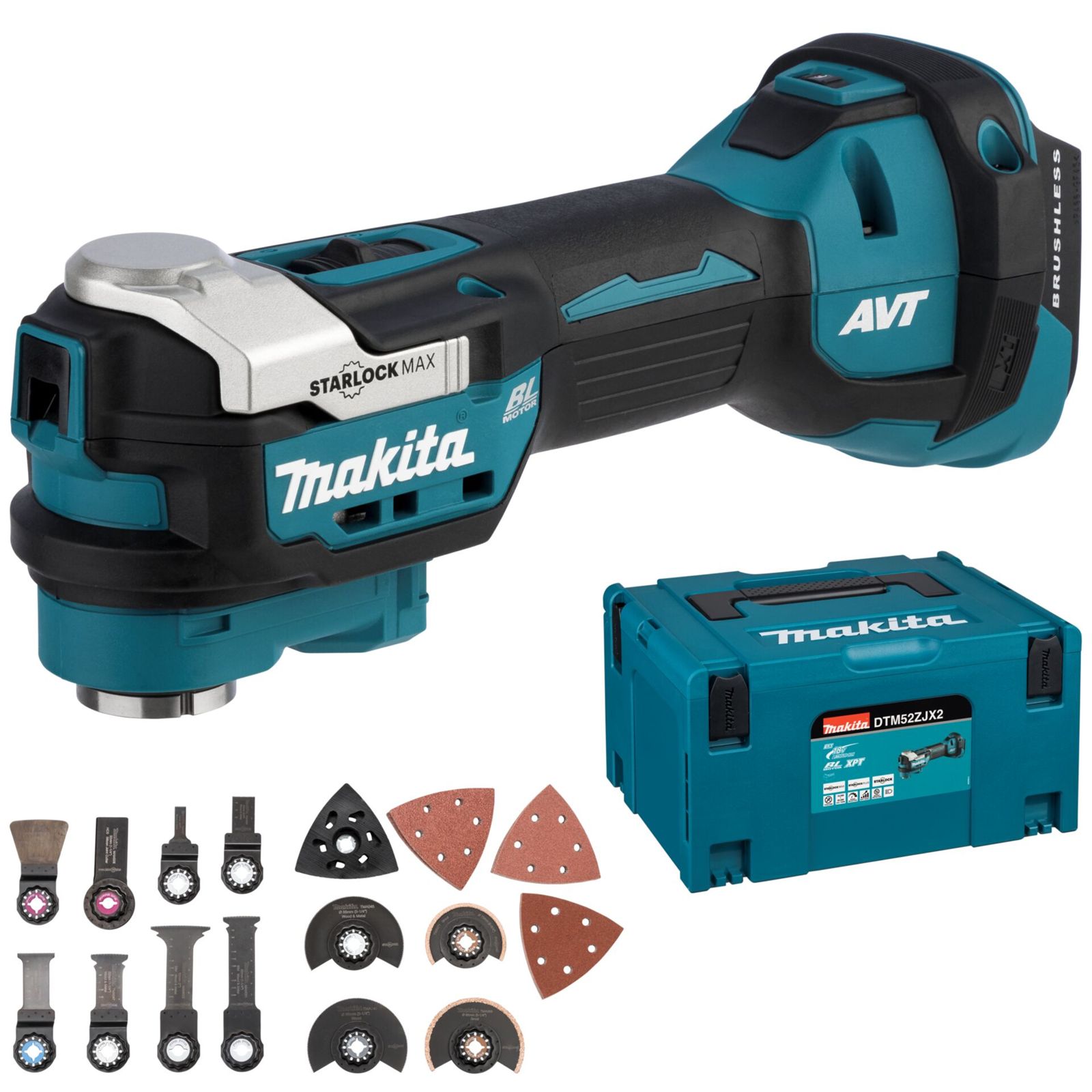 Makita DTM52ZJX2 Akumulátorové multifunkčné náradie