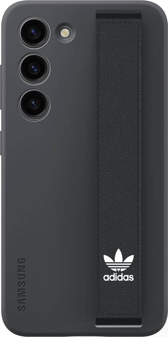 Samsung Poutko Adidas k silikonovému zadnímu krytu s poutkem pro Samsung Galaxy S23/S23+/Ultra Black