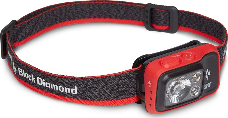 Black Diamond Spot 400 Černá, Červená Čelovka LED