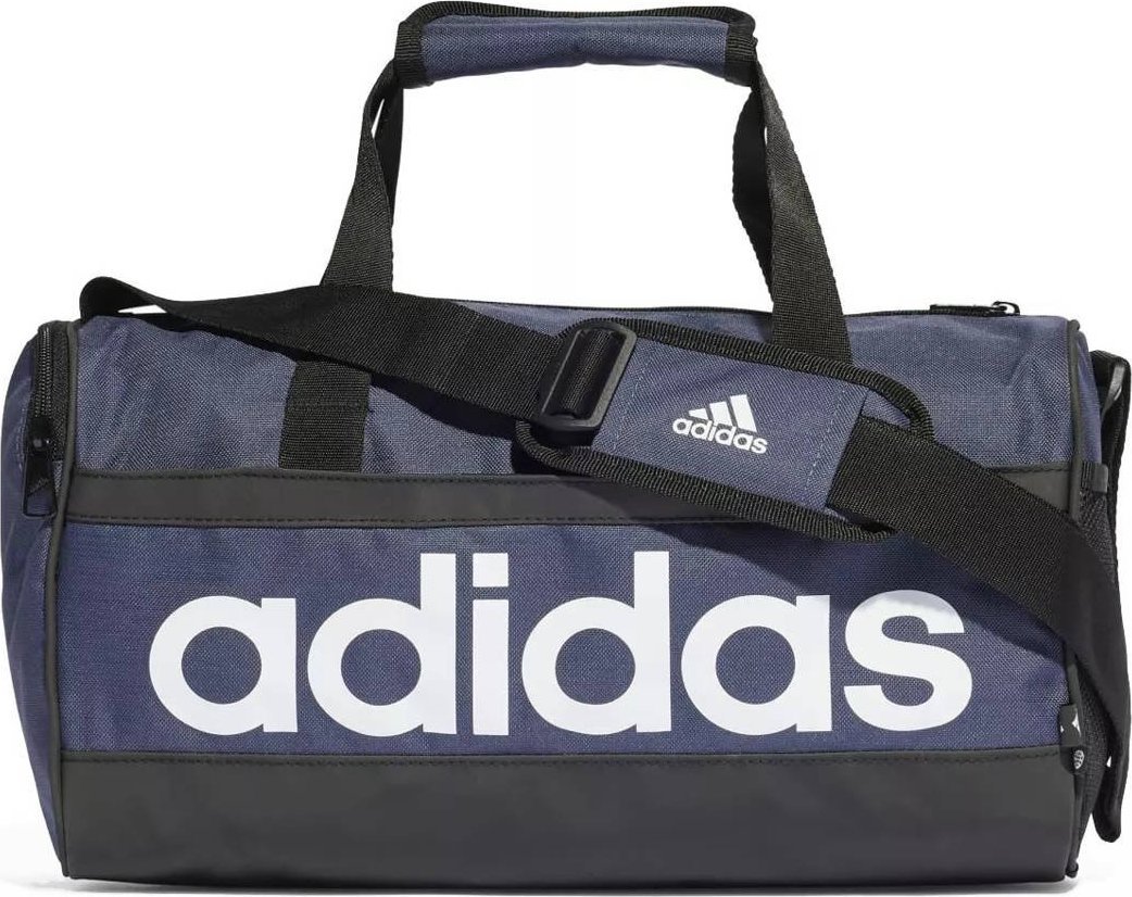 Adidas Essentials Linear Duffel XS sportovní taška v tmavě modré barvě (HR5346)