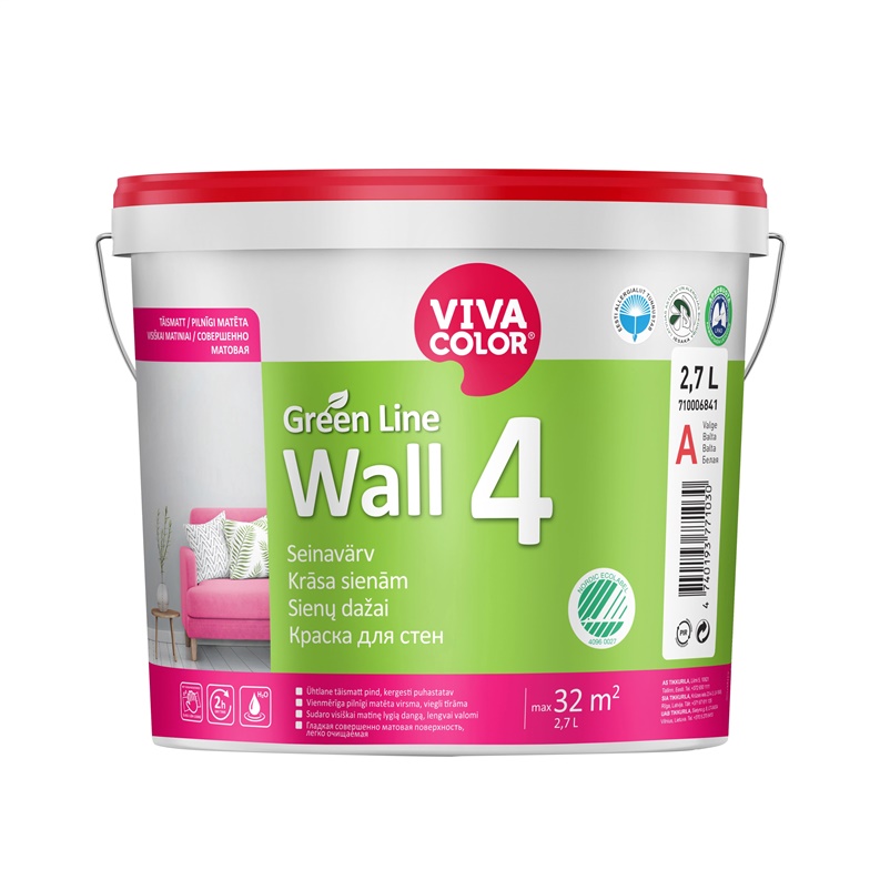 GREEN LINE WALL 4 A BARVA; 2,7 l