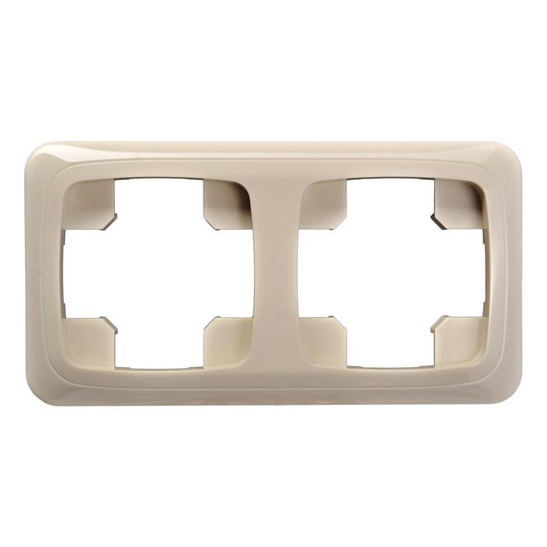 Manželská postel LIREGUS ALFA, barva písková