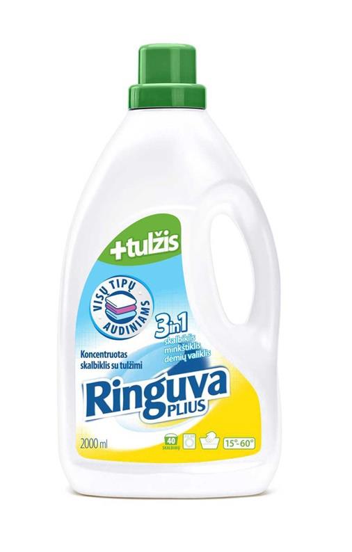 Tekutý prací prostředek RINGUVA PLUS 3V1, 2 l, 40 praní.