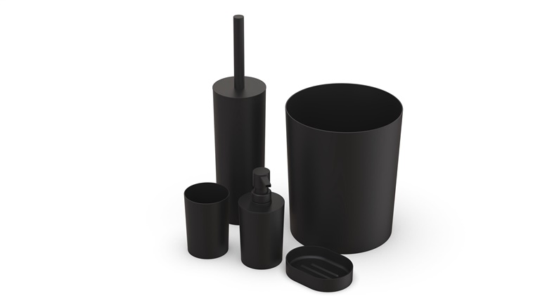 Odpadkový koš Thema Lux Modo BA-P13-6-B, černý, 7l