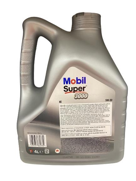 Automobilový motorový olej Mobil Super 3000 XE, 5W-30, 4l