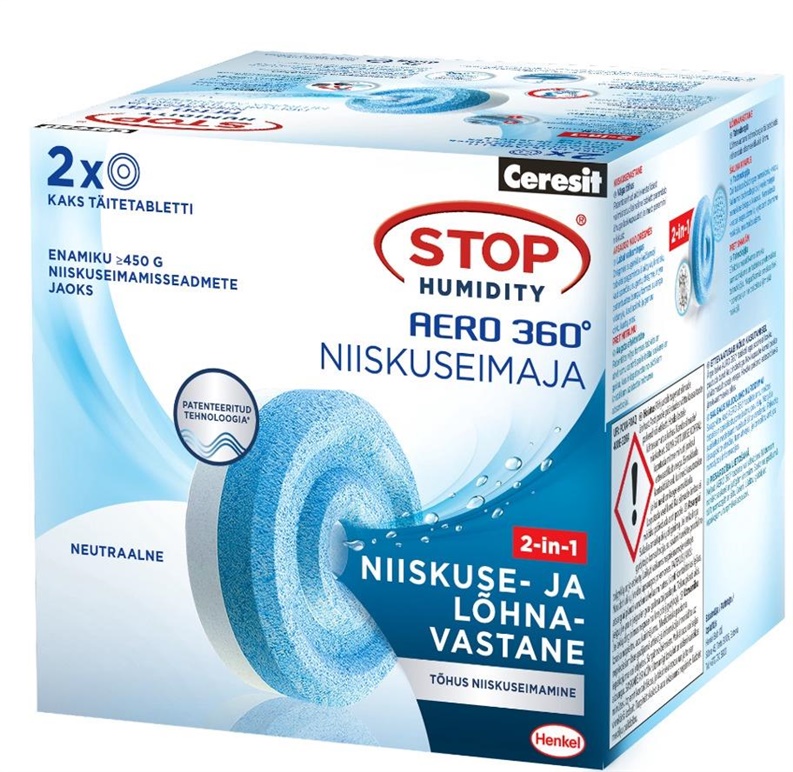 Tablety na sběr vlhkosti Ceresit, 20 m2, 900 g