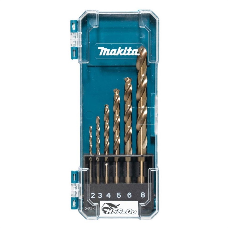 Sada vrtáků do kovu Makita D-75758 HSS-CO 2-8 mm 6 ks
