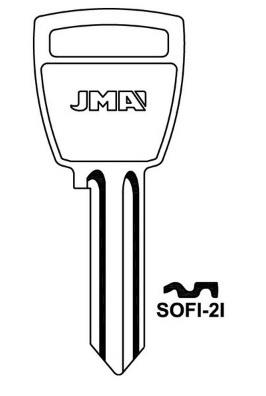 Klíčový polotovar Jma Sofi-2I, 1 ks.