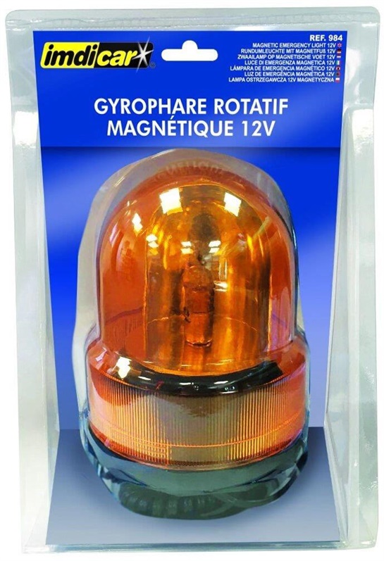 Maják do auta, oranžový, 12V