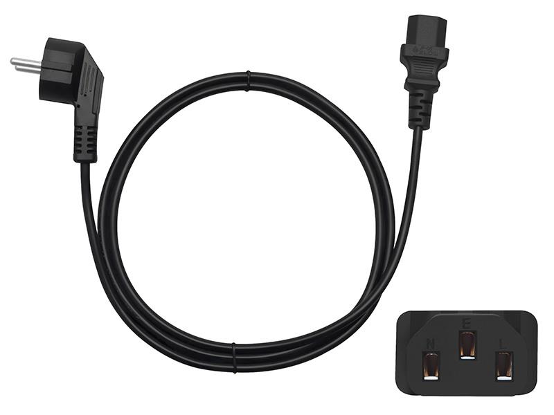 Kabel BLOW EURO M, C13 F, 1,5m, černý 98-203