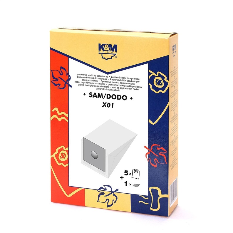 Sáčky do vysavače X01, 5 ks