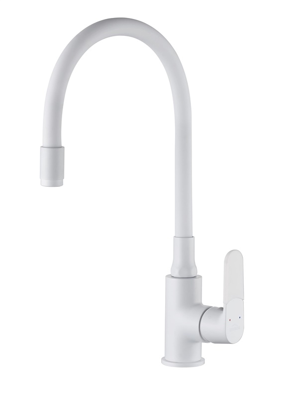 Kuchynská batéria Invena Joga Plus BZ-32-P02-C, biela