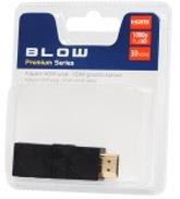 Adaptér BLOW HDMI M, HDMI F, černý 92-115
