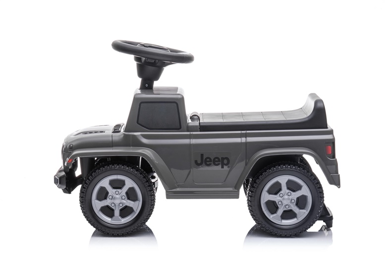 Dětská koloběžka Jeep, šedá
