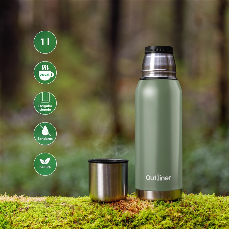 Termoska Outliner YTS-ZW100 khaki 1L