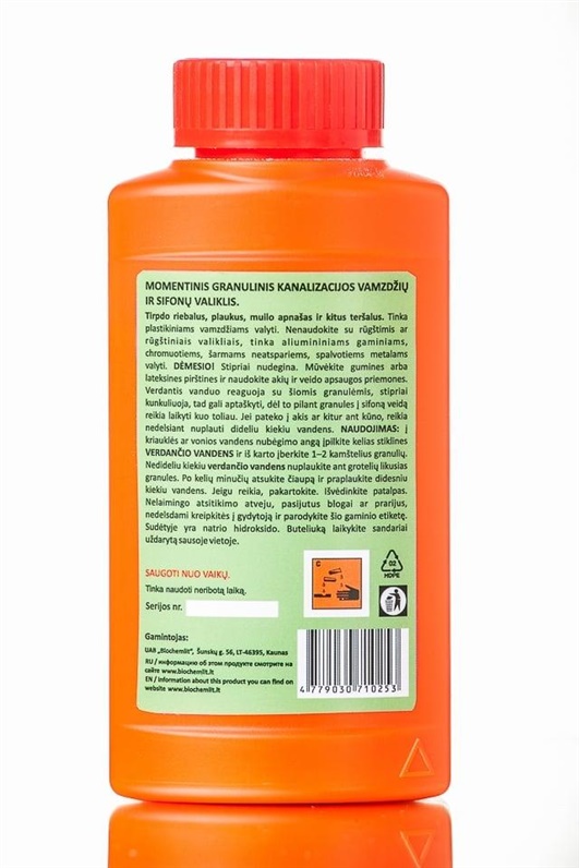 Čistič sifonů a odtoků Ekonomis VARNÉ GRANULE ®, 250g