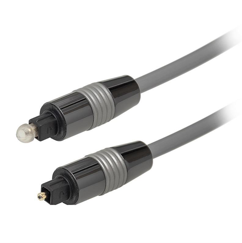 Kábel BLOW TOSLINK M, TOSLINK M, 3m, sivý 2140#