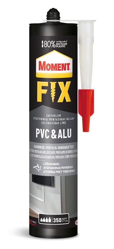 Montážní lepidlo Moment Fix PVC & Aluminium, 440 g