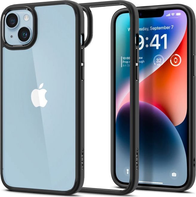 Spigen kryt Crystal Hybrid pro iPhone 14 - Matte Black