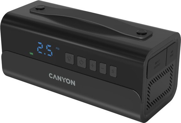 Elektrická pumpa Canyon CANYON AP-118 200W LED Powerbanka Funkce Černá