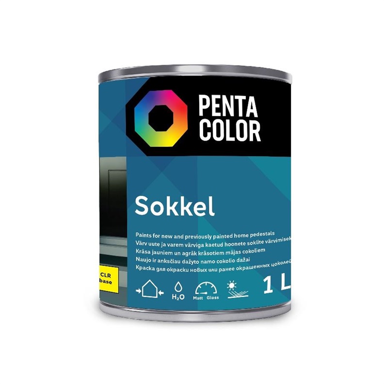 Základ fasádní barvy Pentacolor Sokkel, emulze, 1l