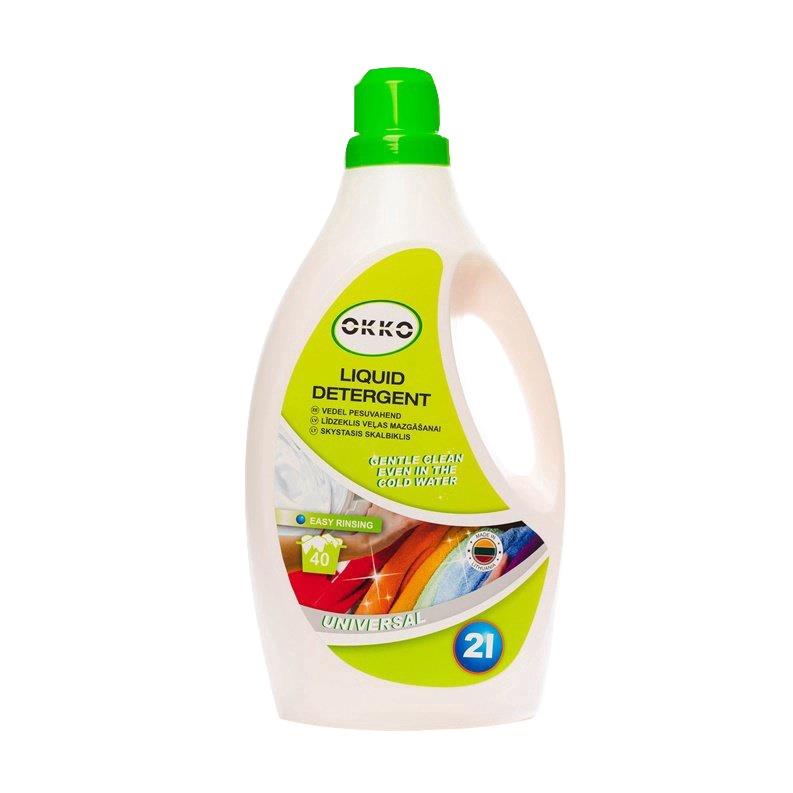 Tekutý prací prostředek OKKO UNIVERSAL, 2 l, 40 praní.