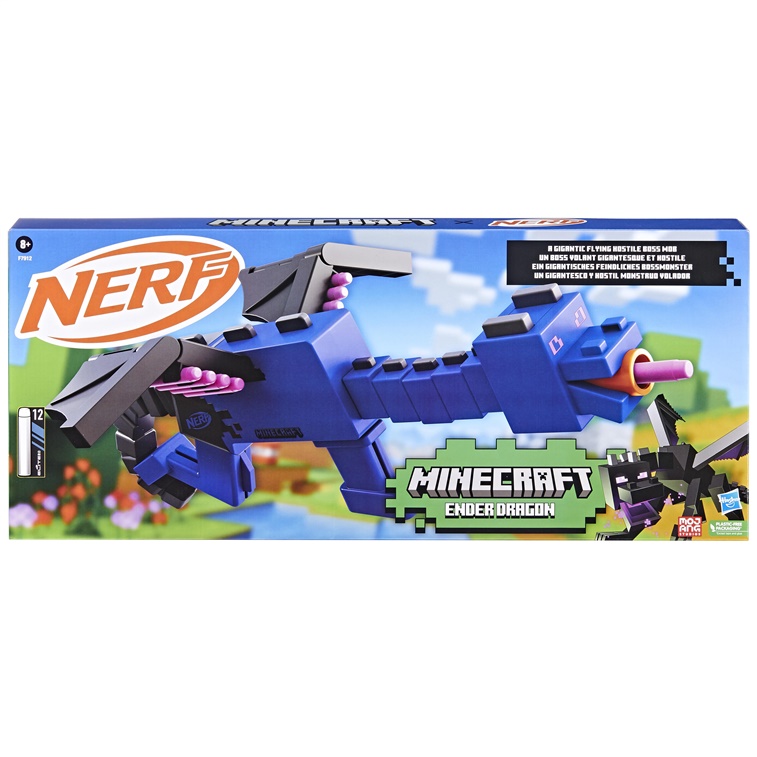 Hračka puška s kuličkami Nerf Minecraft Ender Dragon F7912