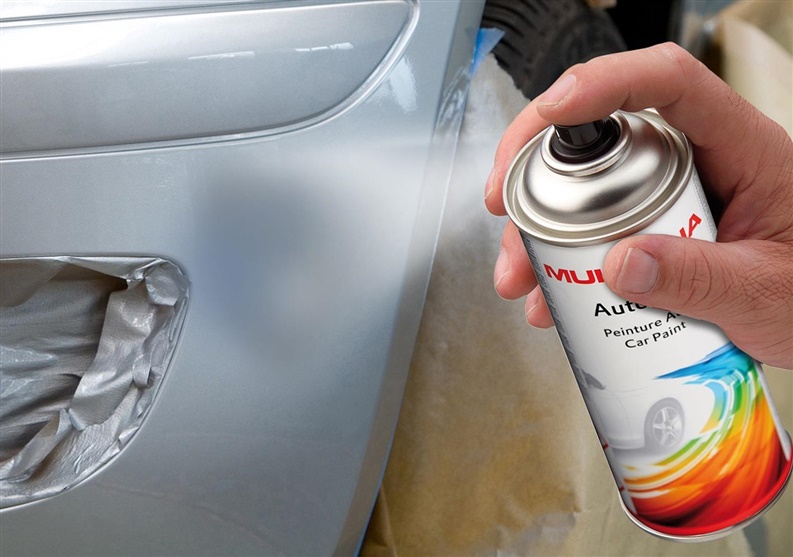 Autolak Multona 009, šedá, 400 ml