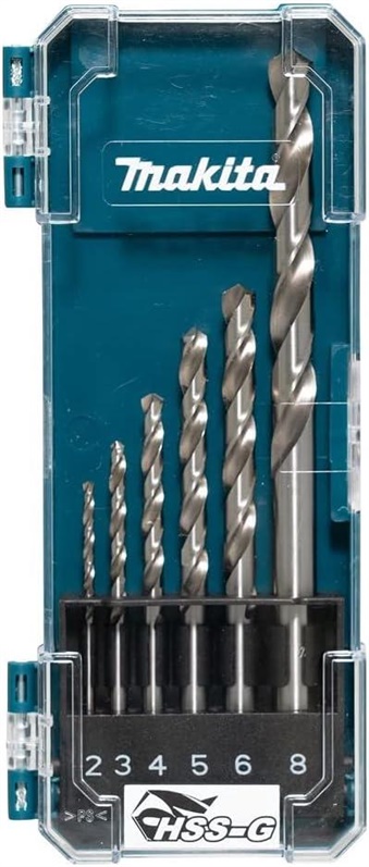 Sada vrtáků do kovu Makita D-75742 HSS-G, 6 ks
