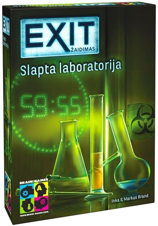 Stolní hra EXIT: SECRET LABORATORY, LT