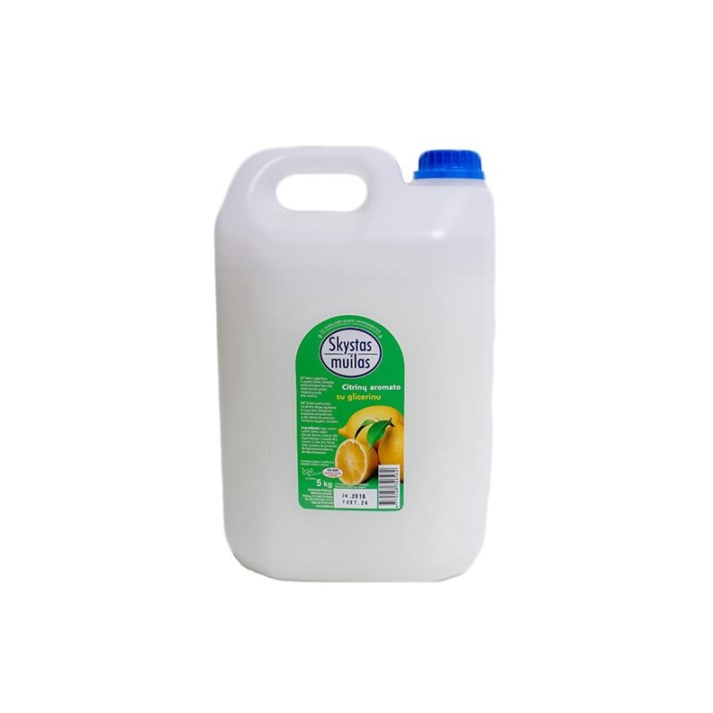 Tekuté mýdlo s glycerinem, 5 l, citronová vůně