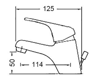 Umyvadlová baterie L-1107