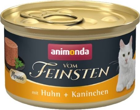 ANIMONDA Vom Feinsten Mousse Chicken and Rabbit - mokré krmivo pro kočky - 85 g