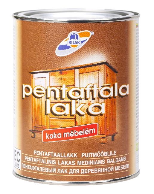 Alkydový lak na drevo Rilak Pentaftala Laka, 0,9l