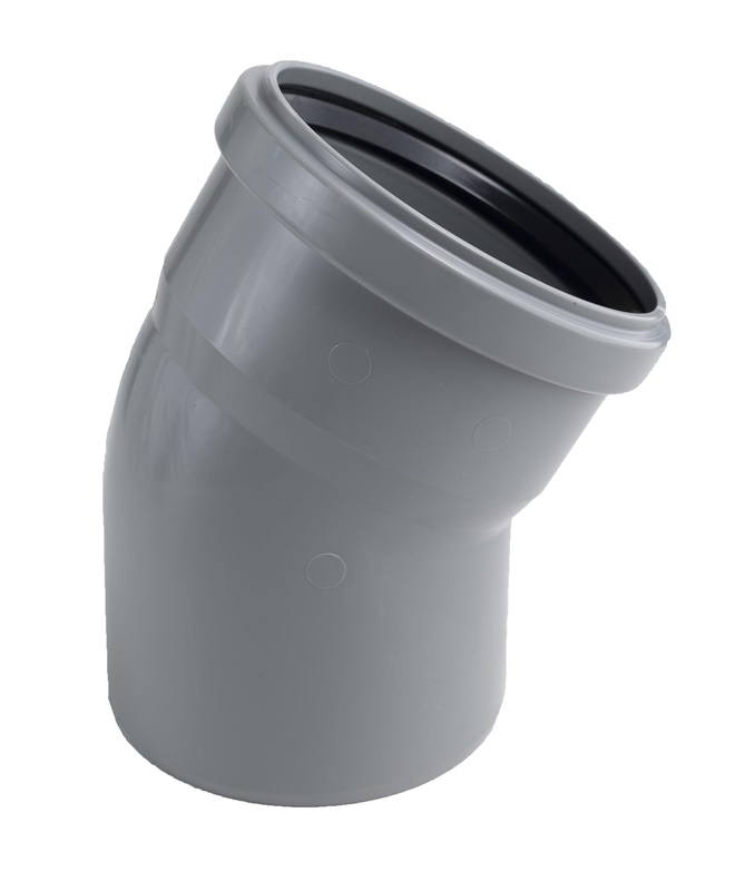 Vnitřní kanalizační koleno HTplus, O 110 mm, 30°