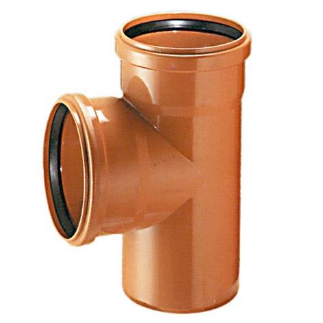 T-kus pro venkovní kanalizaci Magnaplast, O 110 / 110 mm, 87°