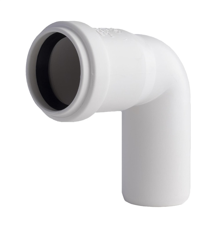 Vnitřní kanalizační koleno HTplus, O 40 mm, 87°, bílé