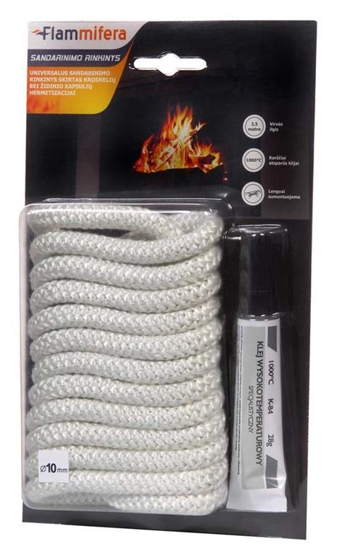 Sada těsnění FLAMMIFERA, O 10 mm