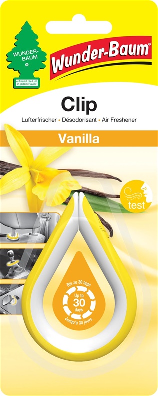 Osvěžovač vzduchu do auta Wunder-Baum Clip Vanilla