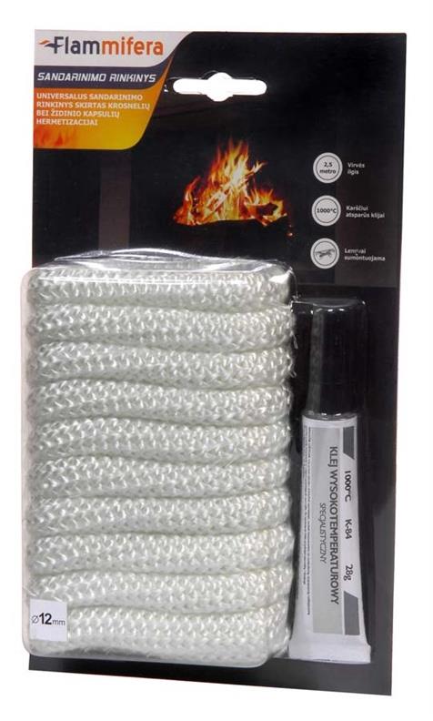Sada těsnění FLAMMIFERA, O 12 mm