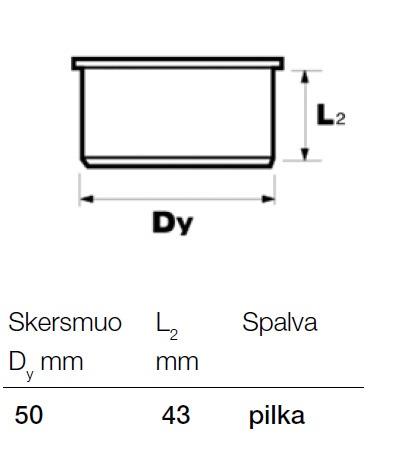 Vnitřní kanalizační žaluzie Wavin, O 50 mm