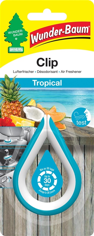 Osvěžovač vzduchu do auta Wunder-Baum Clip Tropical