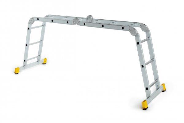 Hliníkový univerzálny rebrík Forte Tools 4410, 4*3 bal