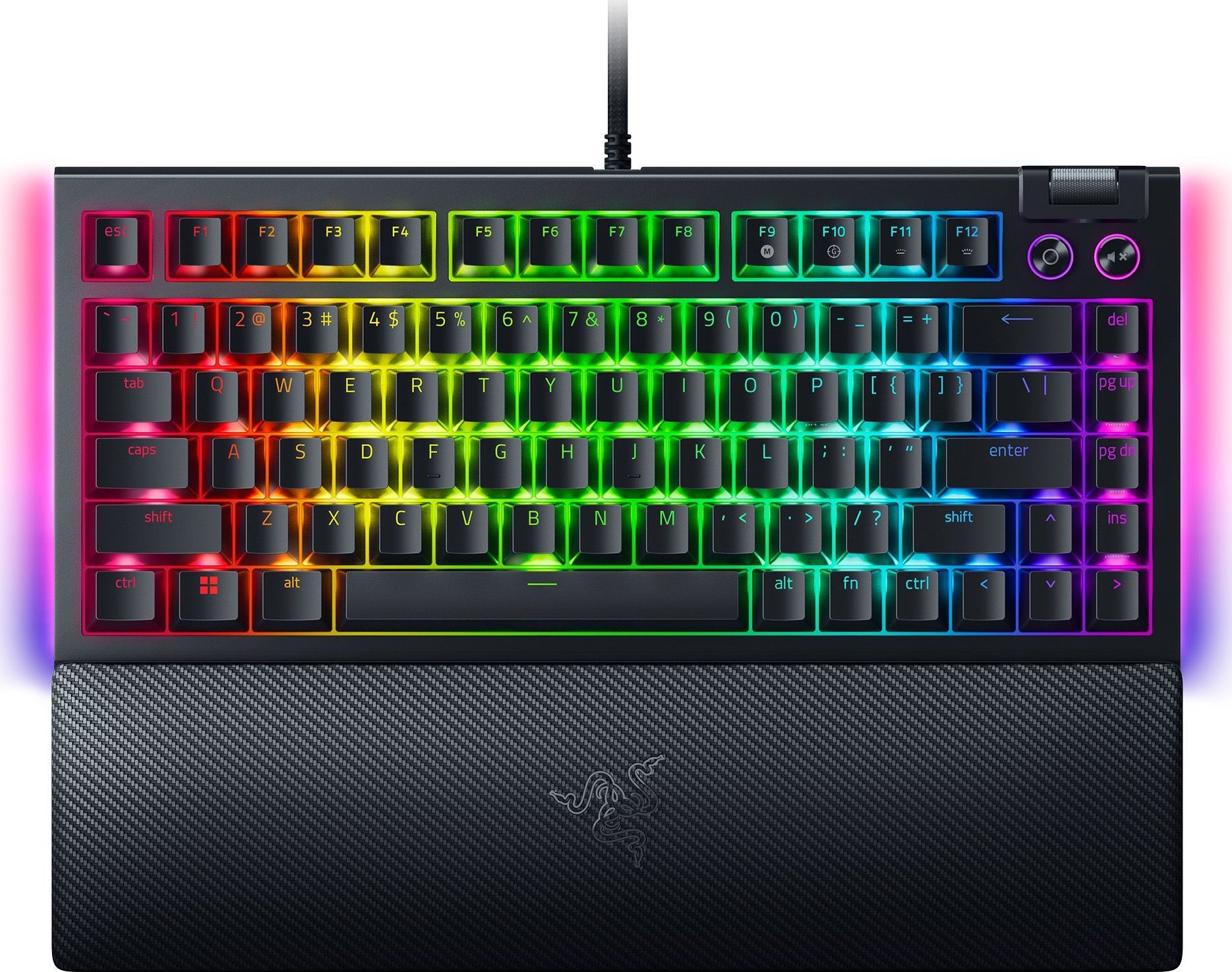 Razer BlackWidow V4 75%, herní klávesnice