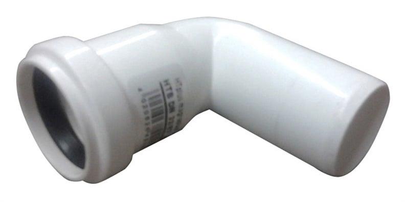 Vnitřní kanalizační koleno HTplus, O 32 mm, 45°, bílé