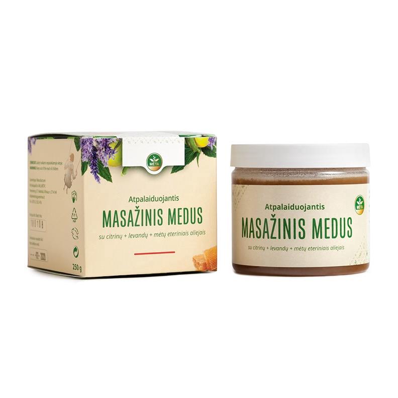 Relaxačná masáž medová META, 250 g