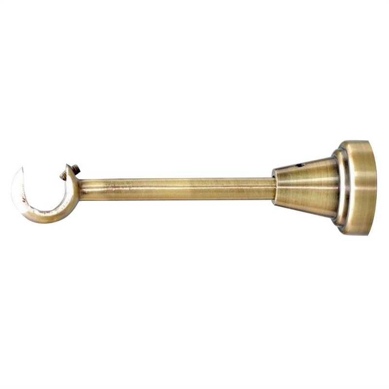 Římsový držák Nova, staré zlato, 14 cm, D19