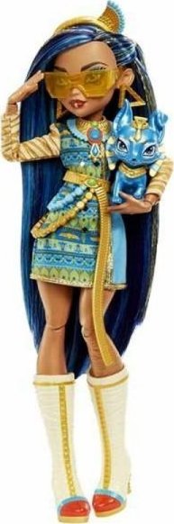Mattel Monster High Cleo De Nile HHK54, bábika so zvieratkom